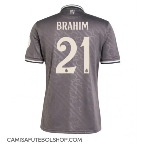 Camisa de time de futebol Real Madrid Brahim Diaz #21 Replicas 3º Equipamento 2024-25 Manga Curta